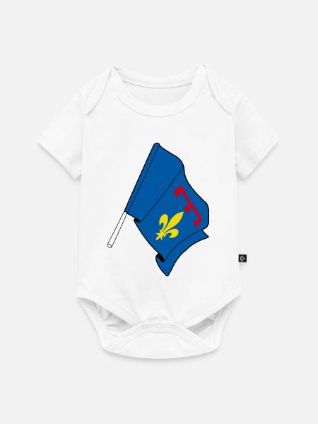Provence-Flagge - Baby Premium Kurzarmbody - Weiß