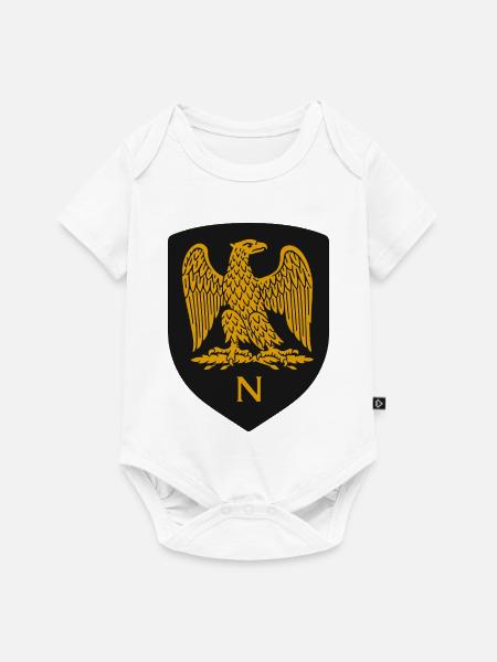 adler5 - Baby Premium Kurzarmbody - Weiß