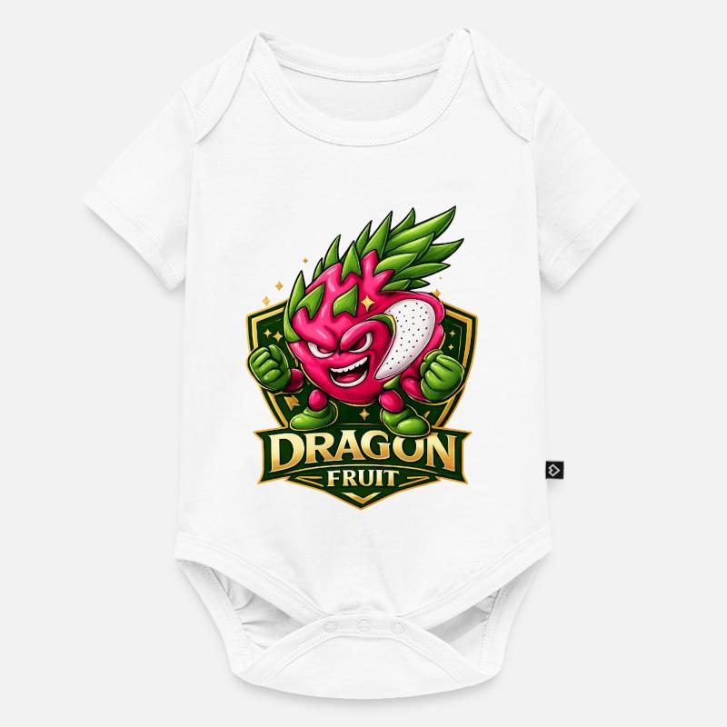 Drachenfrucht-Energetisches Maskottchen - Baby Premium Kurzarmbody - Weiß