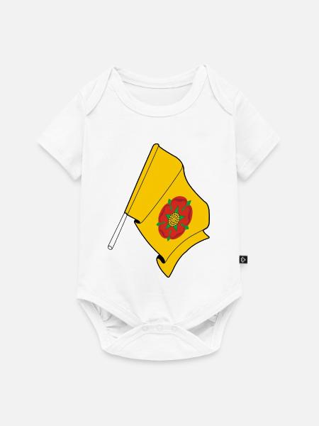 Lancashire - Baby Premium Kurzarmbody - Weiß