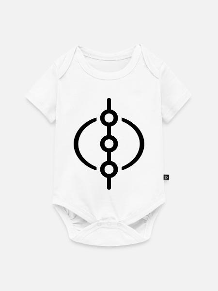 Schwerkraft - Baby Premium Kurzarmbody - Weiß