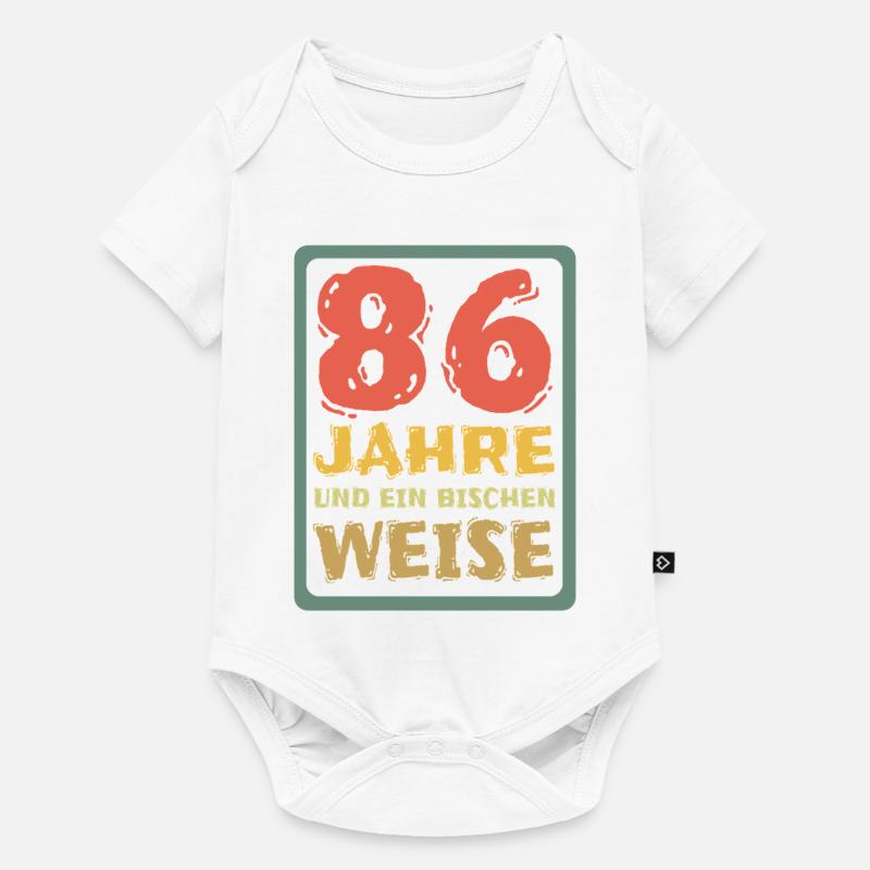 Alter 86 - Baby Premium Kurzarmbody - Weiß