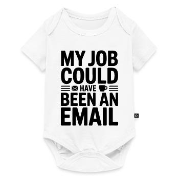 Office humor for employees - Baby Premium short-sleeve bodysuit - white - Front