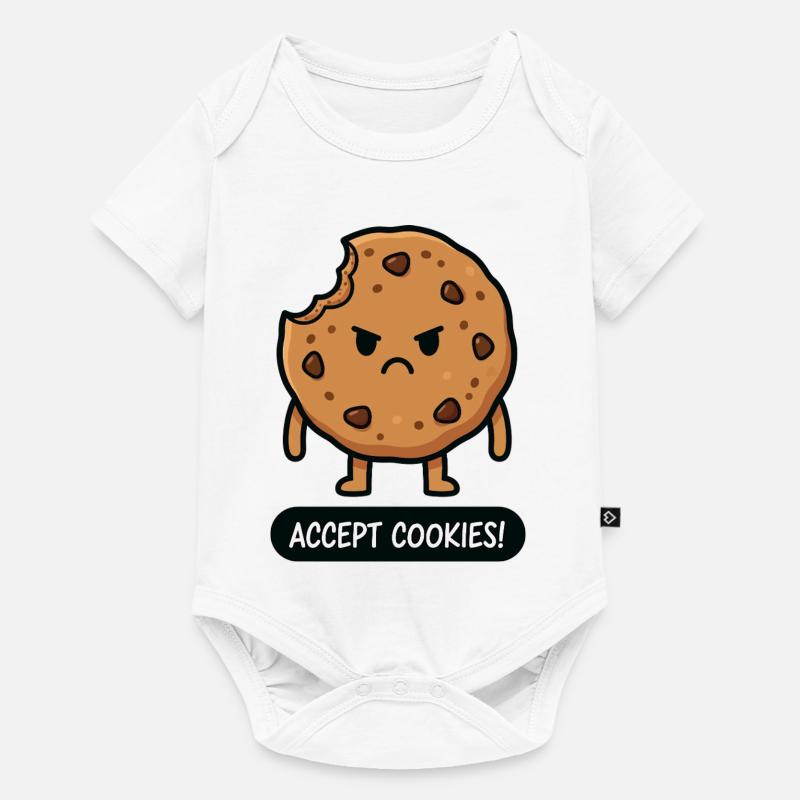 Accepter les cookies - Body à manches courtes Premium Bébé - blanc