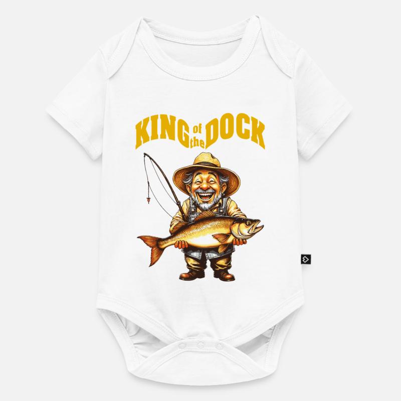 KingOTD - Body à manches courtes Premium Bébé - blanc