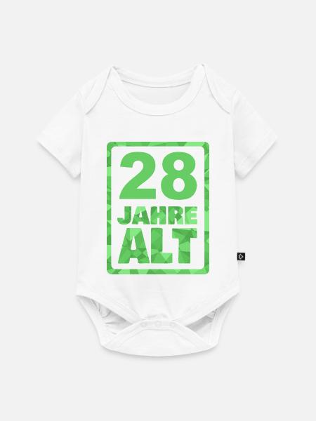 Alt 28 - Baby Premium Kurzarmbody - Weiß