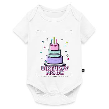 gâteau d’anniversaire anniversaire - Body à manches courtes Premium Bébé - blanc - Devant
