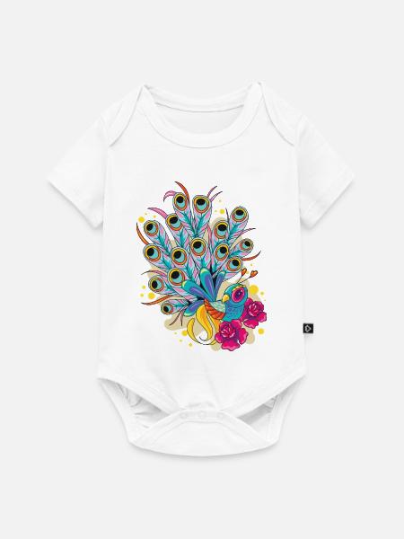 Love - Baby Premium Kurzarmbody - Weiß