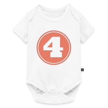 4 Funny Gift T-Shirt - Baby Premium short-sleeve bodysuit - white - Front
