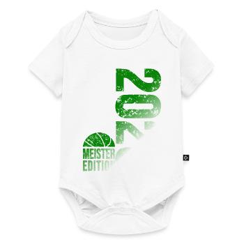 Basketball Champion Shirt 2026, green white - Baby Premium short-sleeve bodysuit - white - Front