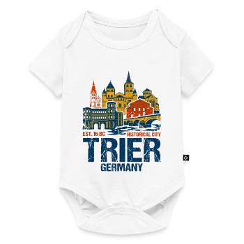 Historical Trier Germany City Skyline Novelty - Baby Premium short-sleeve bodysuit - white - Front