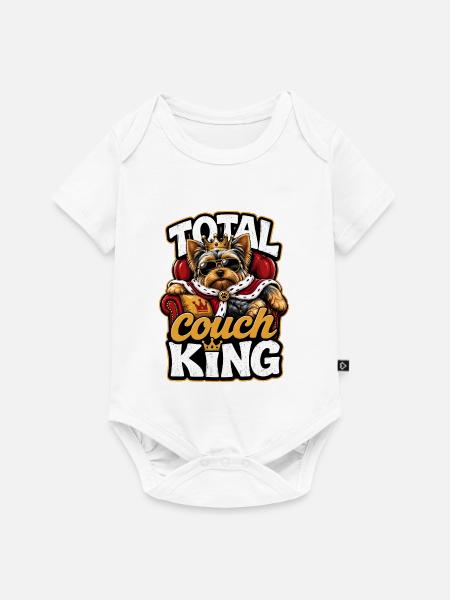 Yorkshire Terrier - Baby Premium Kurzarmbody - Weiß