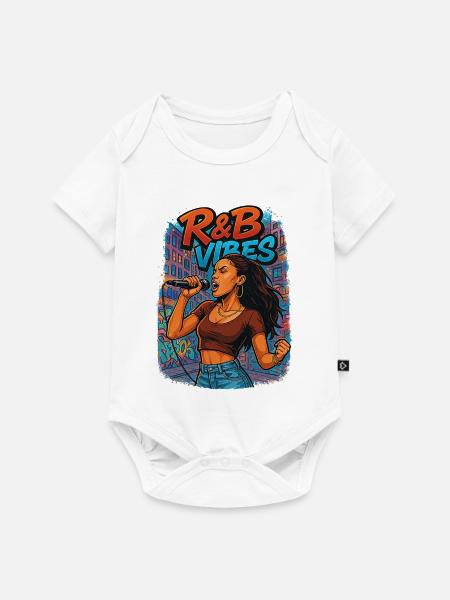 R&B - Baby Premium Kurzarmbody - Weiß