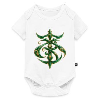 Jade-Mystisches Siegel - Baby Premium Kurzarmbody - Weiß - Vorne