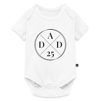 Dad 25 Baby Dad Father's Day Gift Dad 2025 - Baby Premium short-sleeve bodysuit - white - Front
