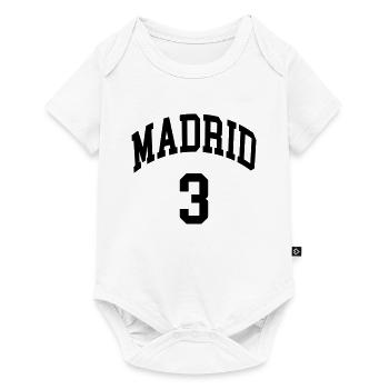 Madrid 3 - Body à manches courtes Premium Bébé - blanc - Devant