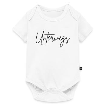 Unterwegs - Baby Premium Kurzarmbody - Weiß - Vorne