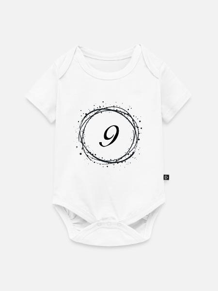 9 - Baby Premium Kurzarmbody - Weiß