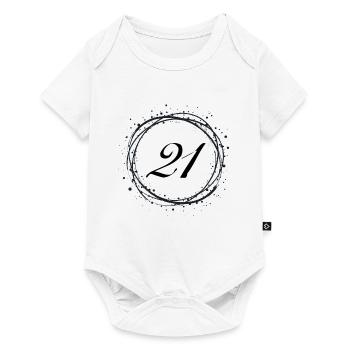 21 - Baby Premium short-sleeve bodysuit - white - Front