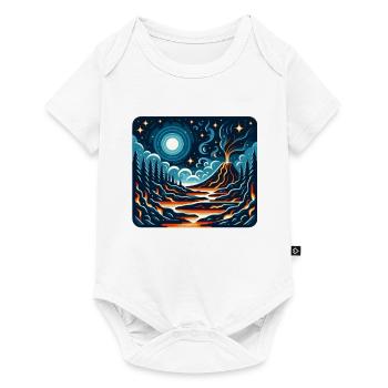 Volcano - Baby Premium short-sleeve bodysuit - white - Front