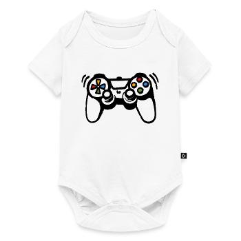 Gamer game console - Baby Premium short-sleeve bodysuit - white - Front