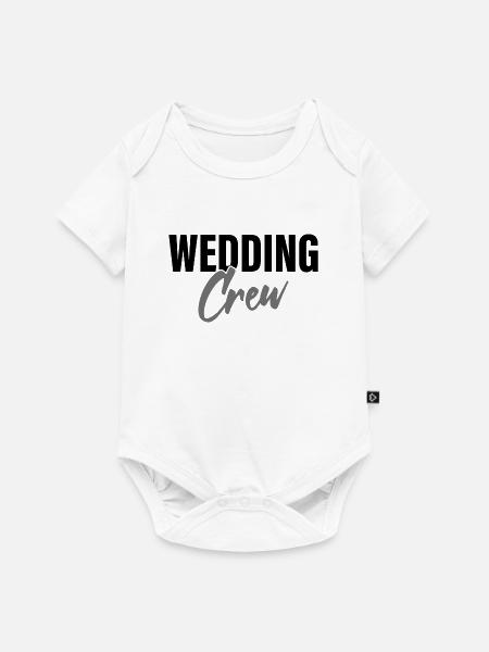Hochzeits-Crew - Baby Premium Kurzarmbody - Weiß