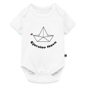 Ejerslev Havn Dänemark Design - Baby Premium Kurzarmbody - Weiß - Vorne