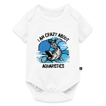 Aquarium Aquarianer Fische Zierfische Aquaristik - Baby Premium Kurzarmbody - Weiß - Vorne