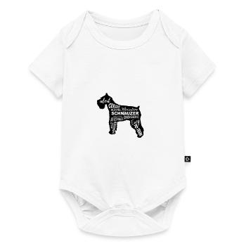 schnauzer - Body à manches courtes Premium Bébé - blanc - Devant