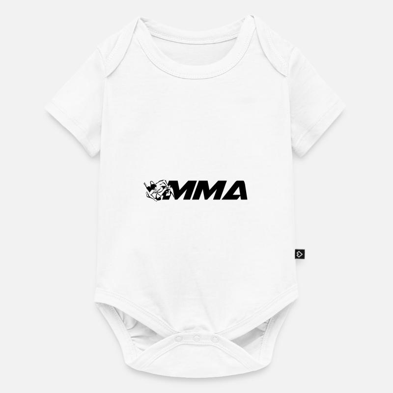 MMA - Body à manches courtes Premium Bébé - blanc