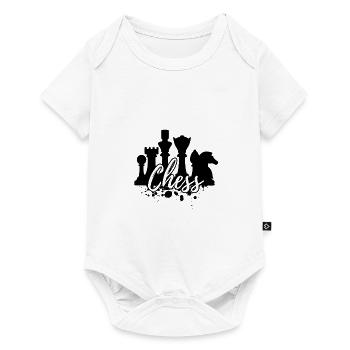 Schach - Baby Premium Kurzarmbody - Weiß - Vorne