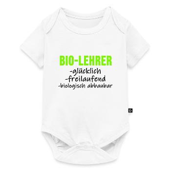 Biologist TShirt Biology Student Biochemistry Gift - Baby Premium short-sleeve bodysuit - white - Front