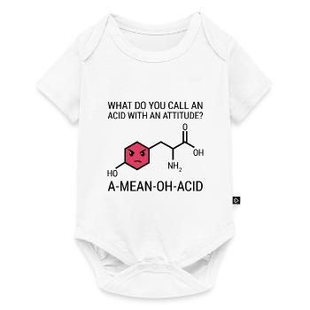 Chemistry Say Organic Chemist Gift - Baby Premium short-sleeve bodysuit - white - Front
