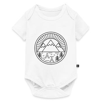 camping - Baby Premium short-sleeve bodysuit - white - Front