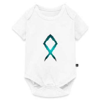 Othila rune symbol - Baby Premium short-sleeve bodysuit - white - Front