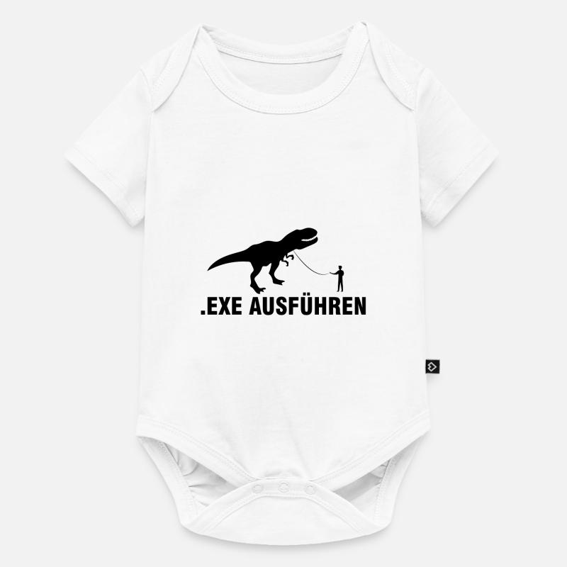 exe ausführen Informatiker Programmierer Geschenk - Baby Premium Kurzarmbody - Weiß