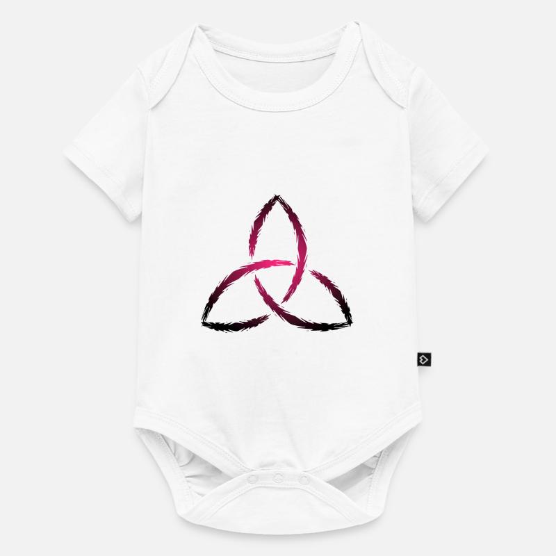 Triquetra symbole celtique - Body à manches courtes Premium Bébé - blanc