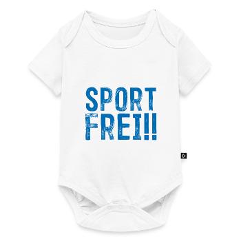 Sport Frei Ostalgie Nostalgie Osten Ossi Geschenk - Baby Premium Kurzarmbody - Weiß - Vorne
