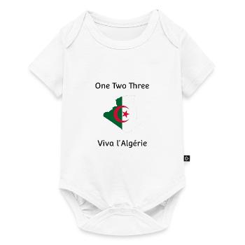 One Two Three Viva Algeria - Baby Premium short-sleeve bodysuit - white - Front