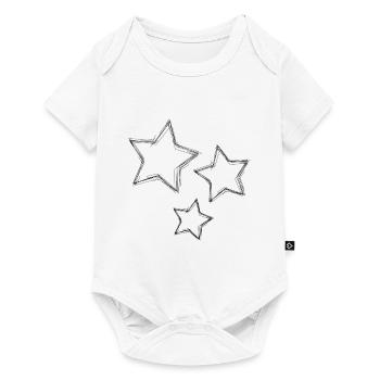 ETOILE. STAR. ETOILES. FÊTE. ANNIVERSAIRE. NOËL - Body à manches courtes Premium Bébé - blanc - Devant