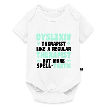 Dyslexie - Body à manches courtes Premium Bébé - blanc - Devant