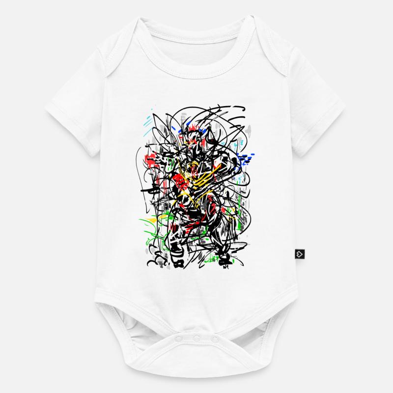 abstrait - Body à manches courtes Premium Bébé - blanc