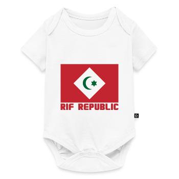 République du Rif - Body à manches courtes Premium Bébé - blanc - Devant