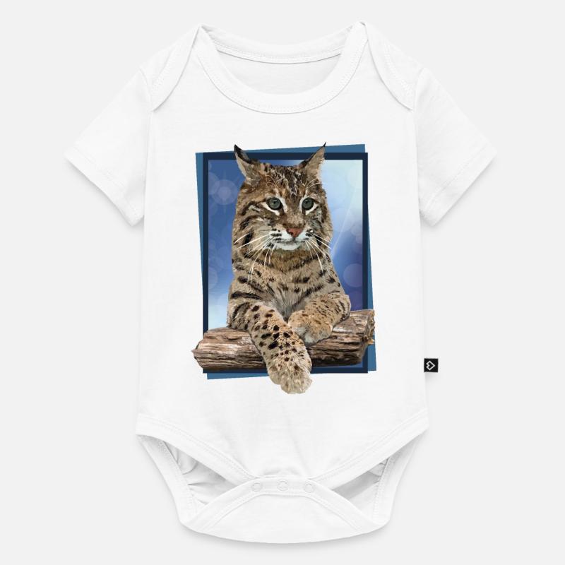 Lynx - Body à manches courtes Premium Bébé - blanc