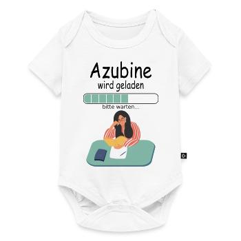 Willkommensgeschenk für Neue Azubi Azubine - Baby Premium Kurzarmbody - Weiß - Vorne