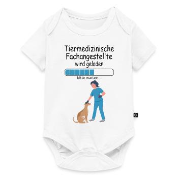 Tiermedizinische Fachangestellte TFA Ausbildung - Baby Premium Kurzarmbody - Weiß - Vorne