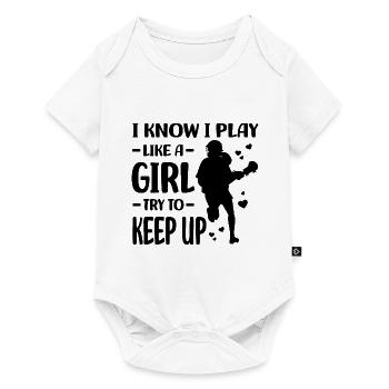 Lacrosse - Baby Premium short-sleeve bodysuit - white - Front