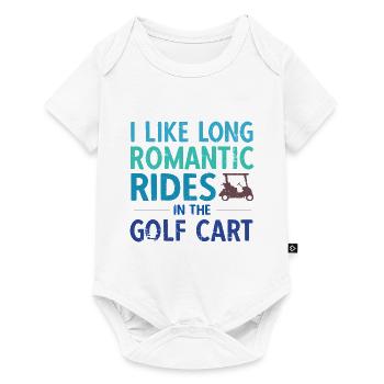 Golfplatz zum Golfen Golf - Baby Premium Kurzarmbody - Weiß - Vorne
