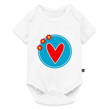 BONNE FÊTE MAMAN. MAMAN. FÊTE DES MÈRES. JE T'AIME - Body à manches courtes Premium Bébé - blanc - Devant