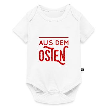 aus dem Osten - Baby Premium Kurzarmbody - Weiß - Vorne